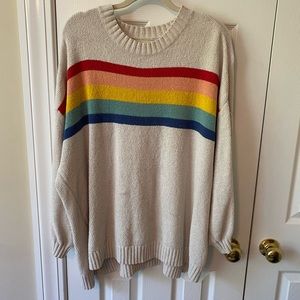 American eagle rainbow sweater